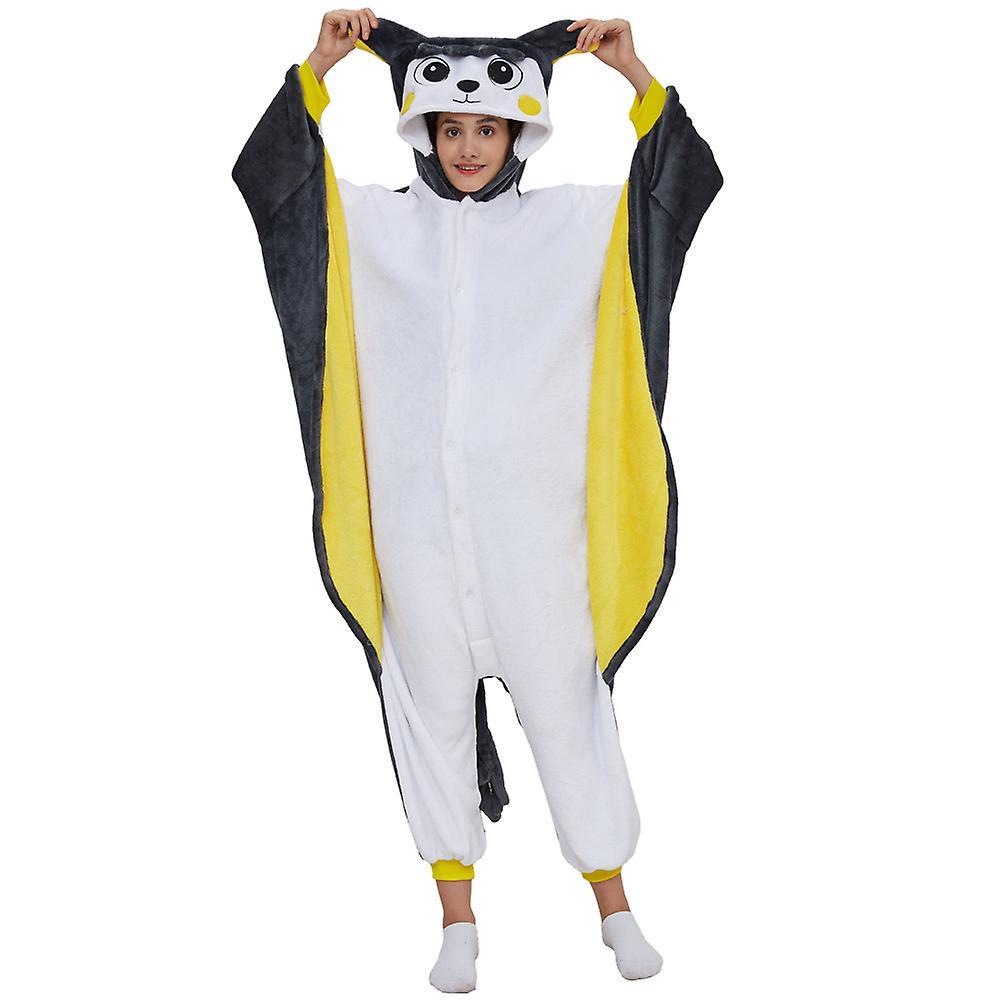 ILWHE Emolga Pajamas Animal Costume Jumpsuit Halloween Cosplay S