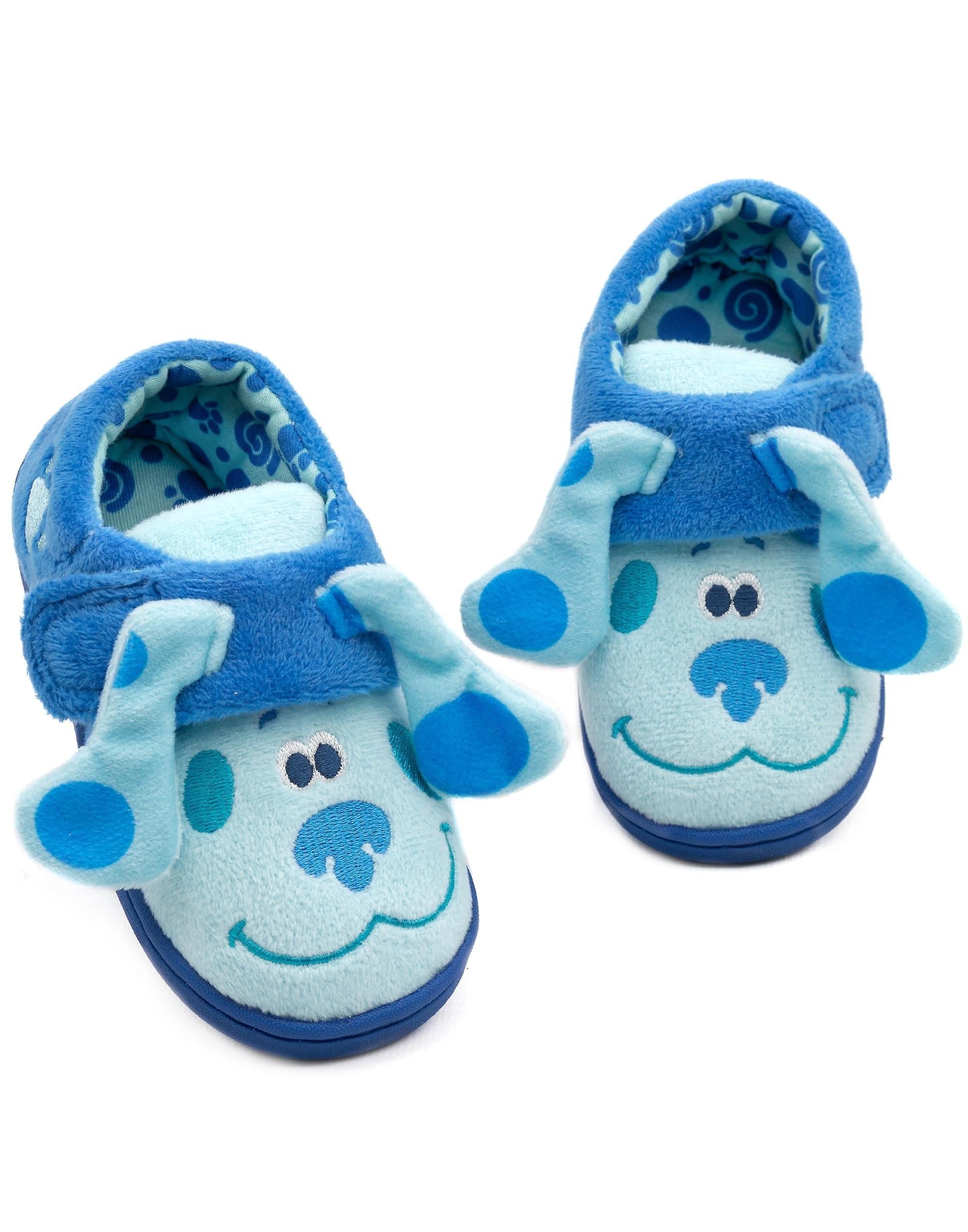 Blues Clues & You! Blue's Clues & You! Boys Mule Slippers Blue Blue 3D Novelty Applique 6 UK Child