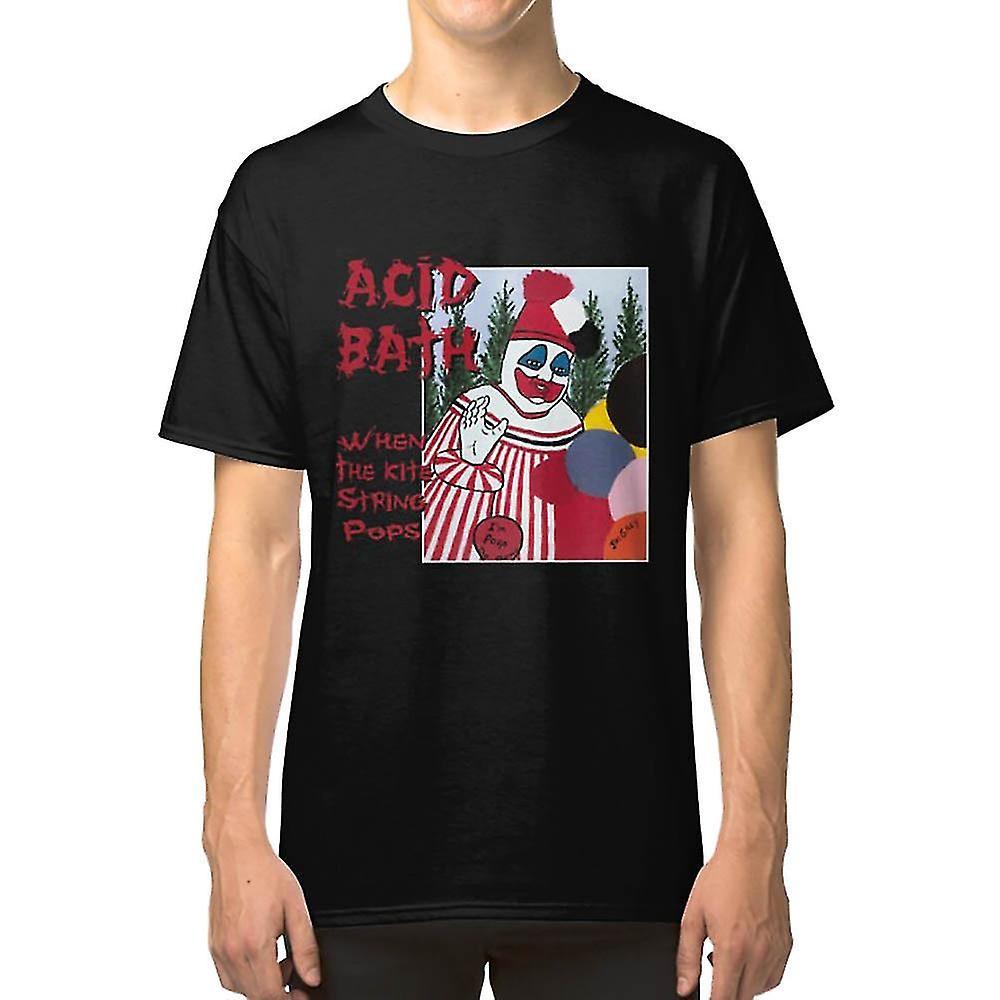 Gildan Acid Bath - When the Kite String Pops T-shirt Black L