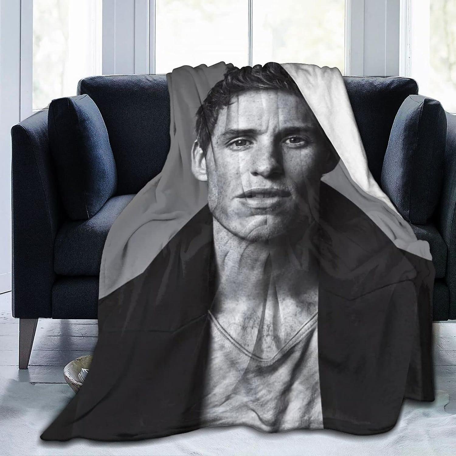 Kerota Eddie Redmayne Blanket Lamb Blanket 3D Print Plush Blanket Bedding Decor Blanket for Living Room Bedroom Dorm Decor 50x40in 125x100cm