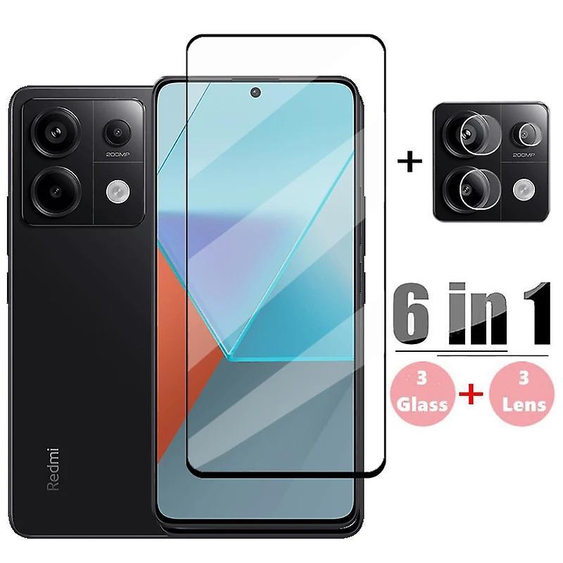 Jusch For Redmi Note 13 5G Full Cover Tempered Glass Screen Protector