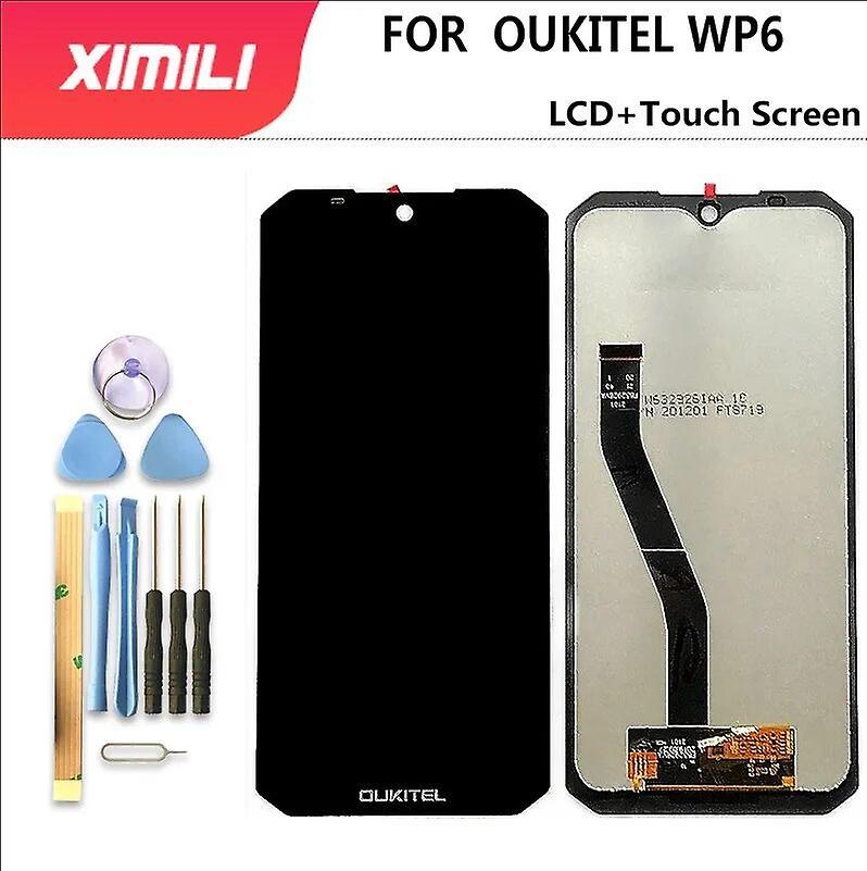 Begleri 6.3 inch OUKITEL WP6 LCD Display+Touch Screen Digitizer Assembly 100%  New LCD+Touch Digitizer For OUKITEL WP6 +Tools Black WP6