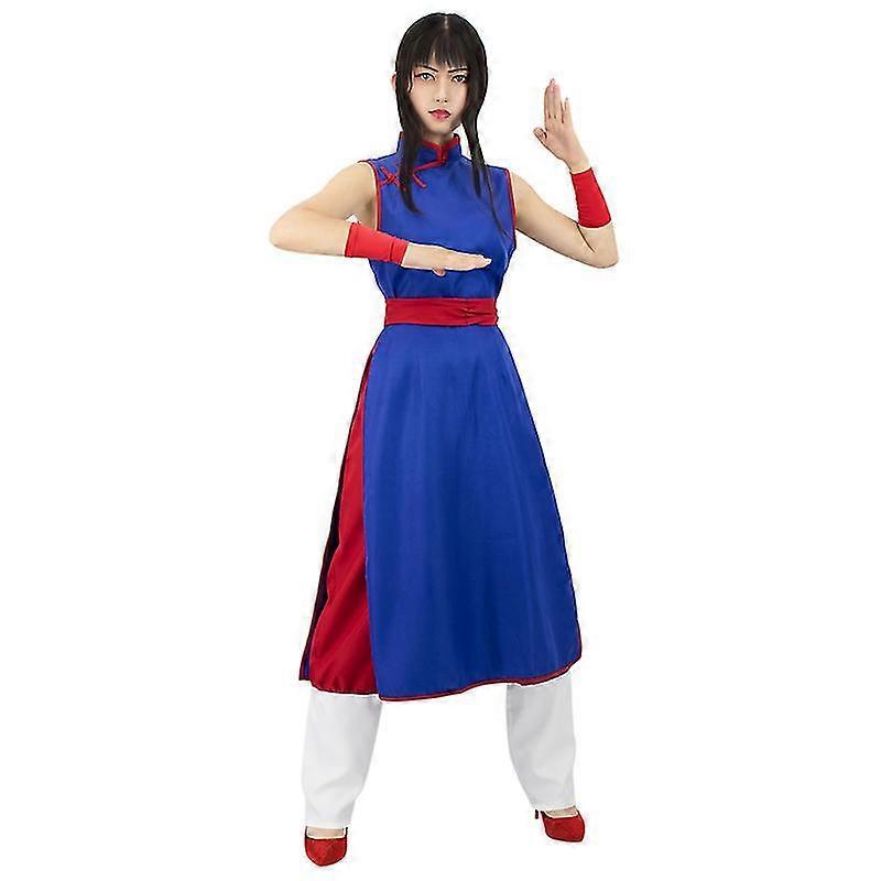 Unbrand Anime Chichi Cosplay Costume Adult Costume Dress Chinese Kung Fu Set High Quality Halloween Cosplay Costume Chichi Flight Wear S