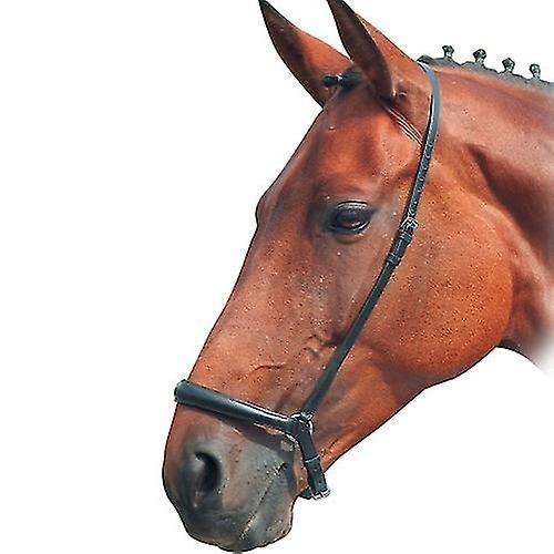 Blenheim Leather Horse Drop Noseband Black Cob