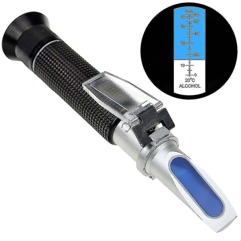 Ruinu Distillery Refractometer Alcohol 0-80% V / V Alcohol Meter