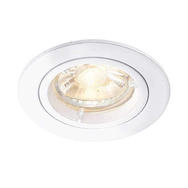 Saxby Lighting Cast Recessed Light Matt White, GU10