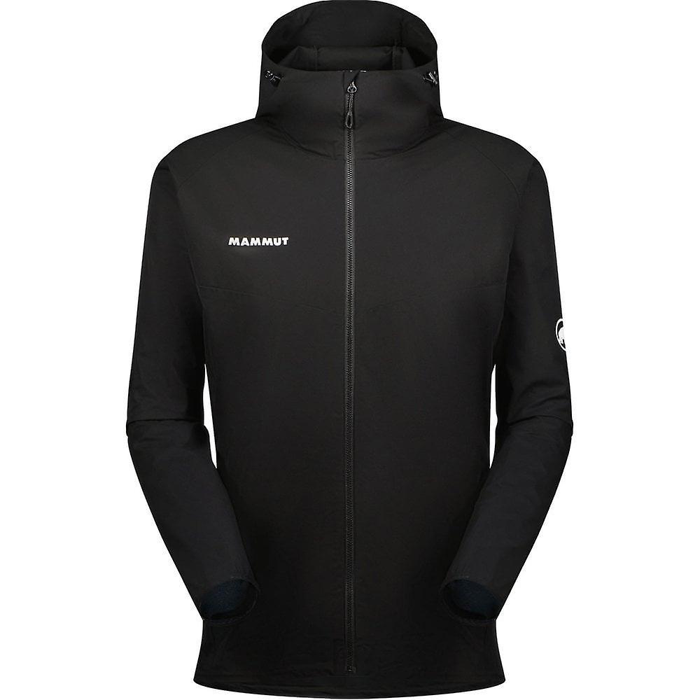 Men's Mammut Mens Granite SO Hooded Jacket / 0047 Black/White / XL X-large