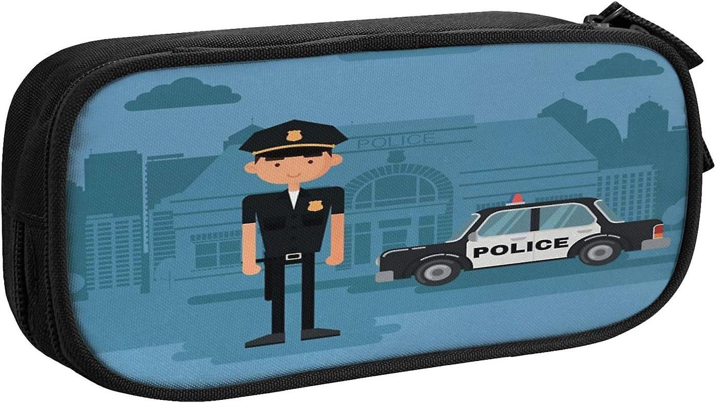 Kerota Pencil Case Police 49 Large Capacity Pencil Bag Pen Case Pouch Desk Organizer Pencil Cases For Boys Girls School Students Office Supplies206..