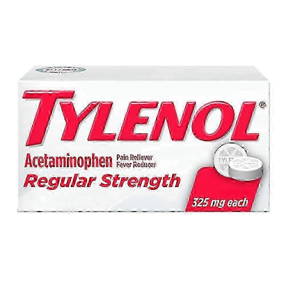 Tylenol regular strength pain reliever & fever reducer, tablets, 100 ea