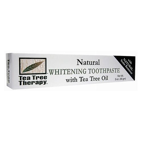 Tea Tree Therapy Natural Whitening Toothpaste, 3 OZ EA (Pack of 1)