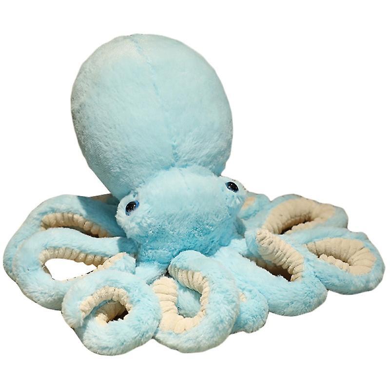 Fisheraw Kid Lovely Simulation Octopus Stuffed Doll Soft Plush Toy Home Decor Girl Gift Blue