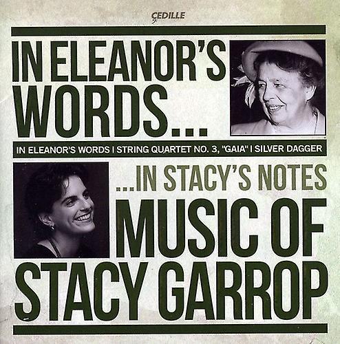 Cedille Biava Quartet - In Eleanors Words: Music Of Stacy Garrop [COMPACT DISCS] USA Import