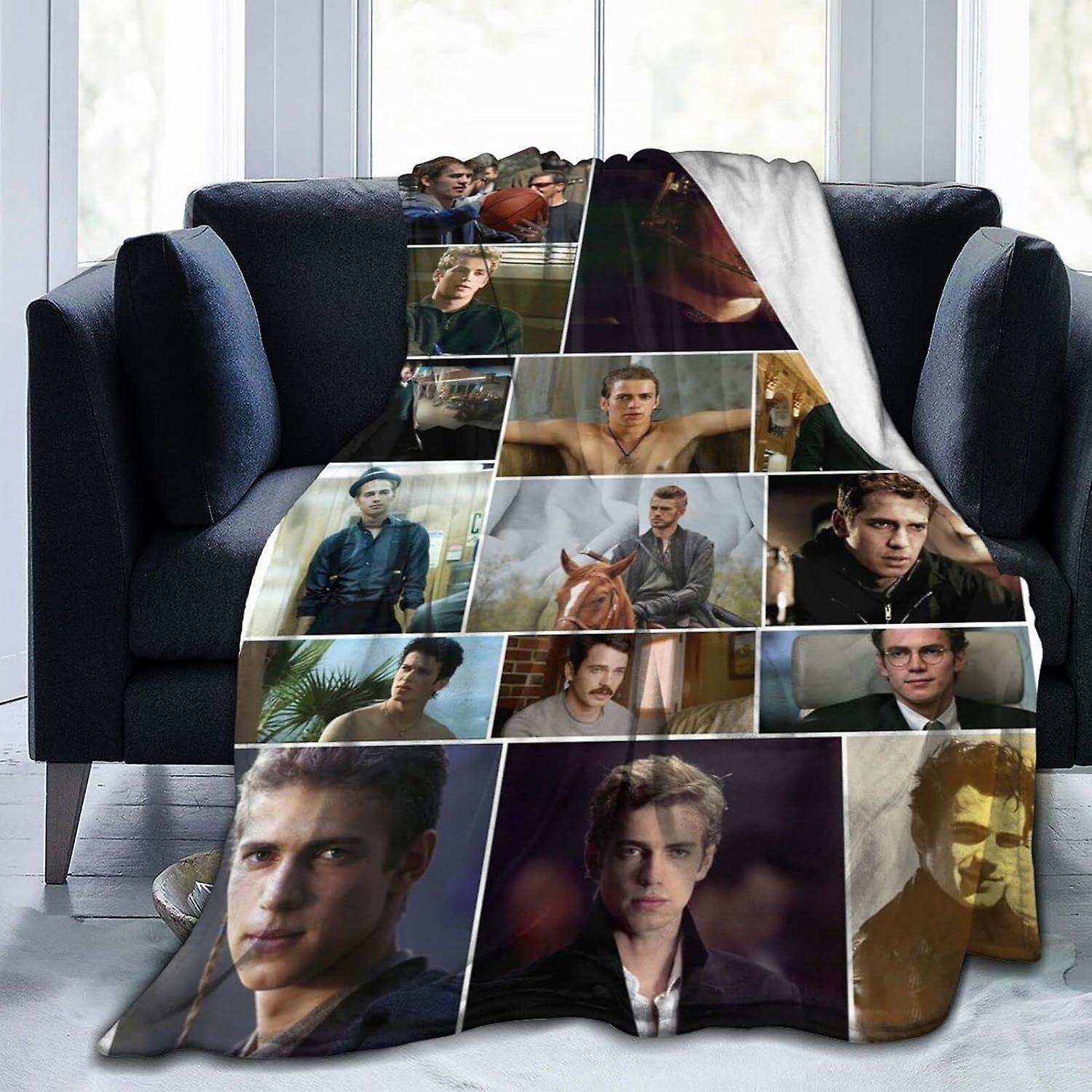 Kerota WO1171 Hayden Christensen Fleece Throw , Ultra Soft Cozy Luxury Fuzzy  for Couch Bed Sofa, Lightweight Warm Plush s Bedding for All Season 5...