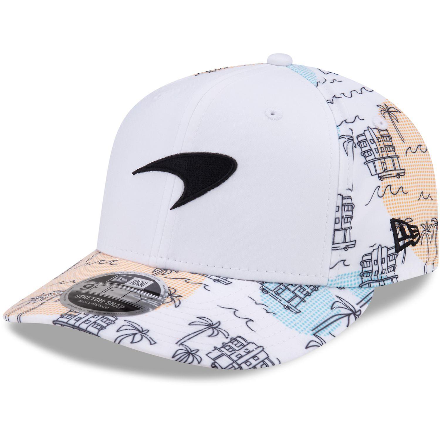 New Era 9Fifty Curved Snapback Cap - McLaren F1 MIAMI White M/L