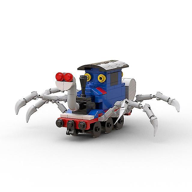 Cryin Choo-choo Charles Building Blocks Set Large Size Horrors Game Spider Train Animal Figures Bricks Toys For Children Gift Blue Train(199pcs)