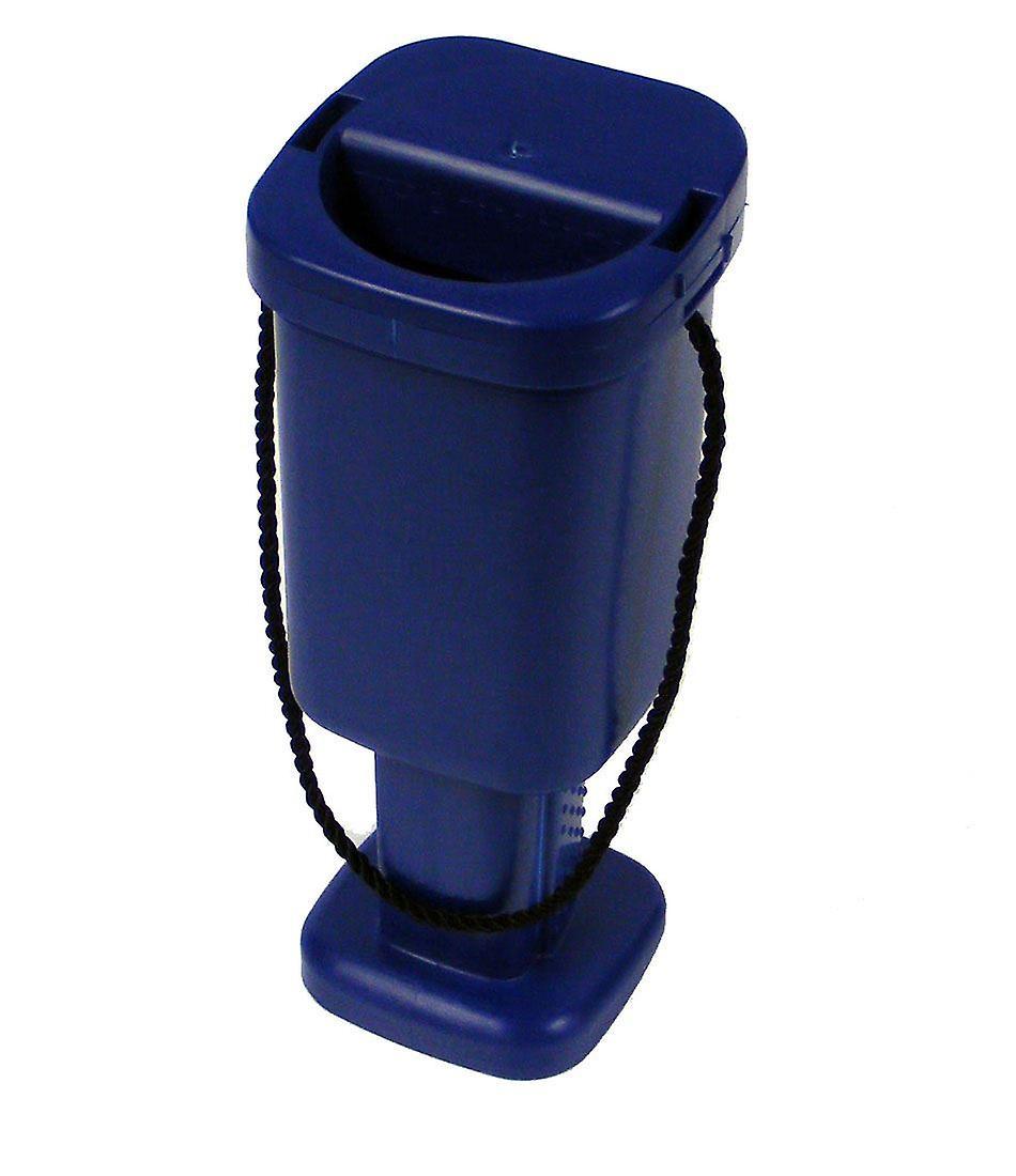 ECL Square Charity Money Collection Box - Blue