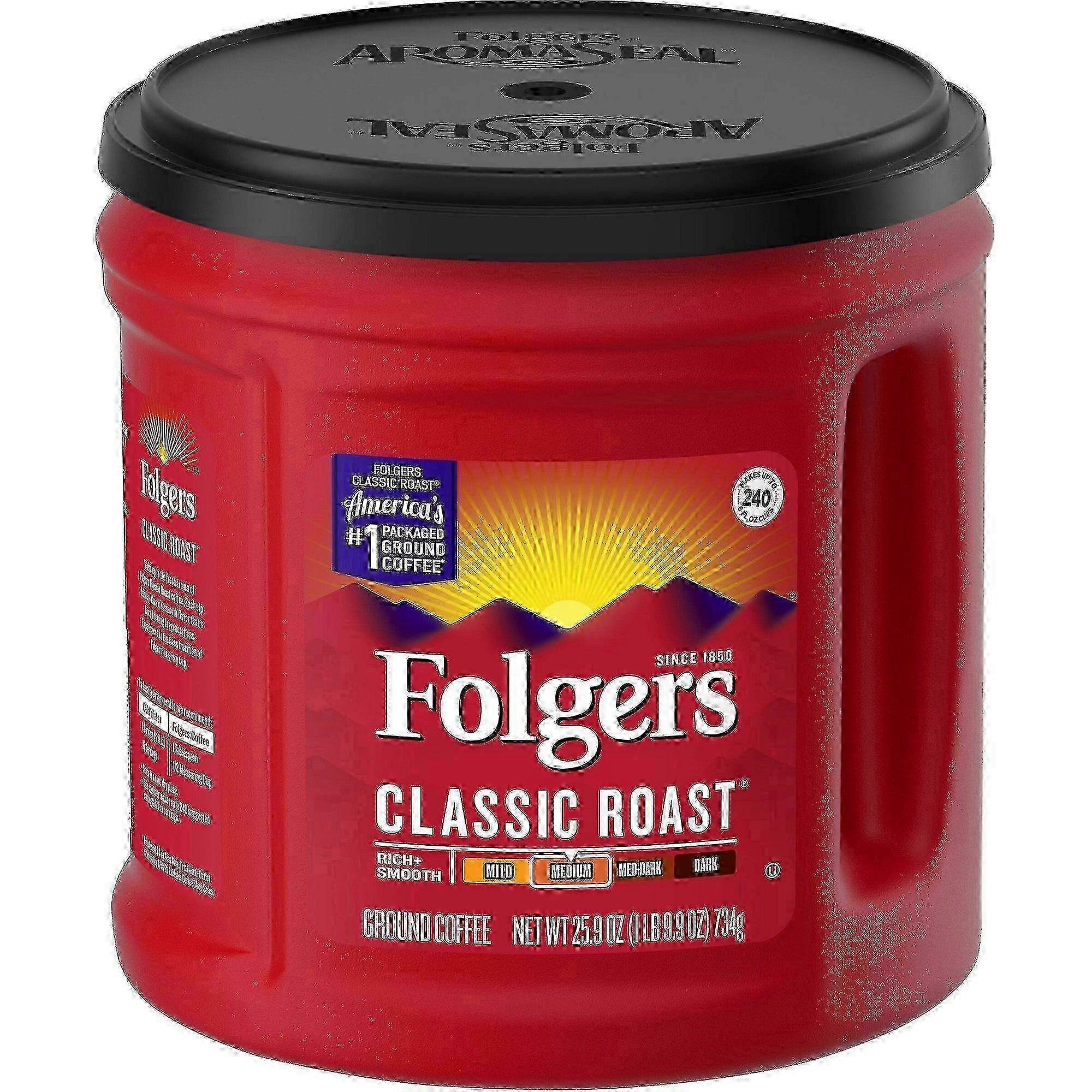 Folgers Classic Medium Roast Ground Coffee, 30.5 Oz