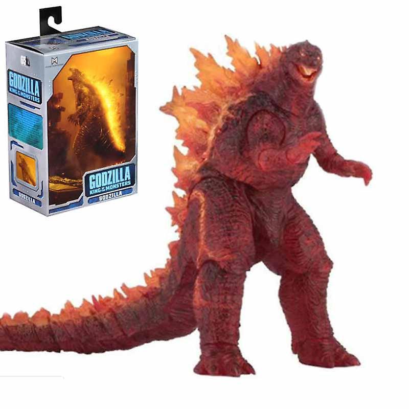 Wfuo Godzilla Monsterverse Playmates Action Figures Godzilla on Fire Monsters Action Figures