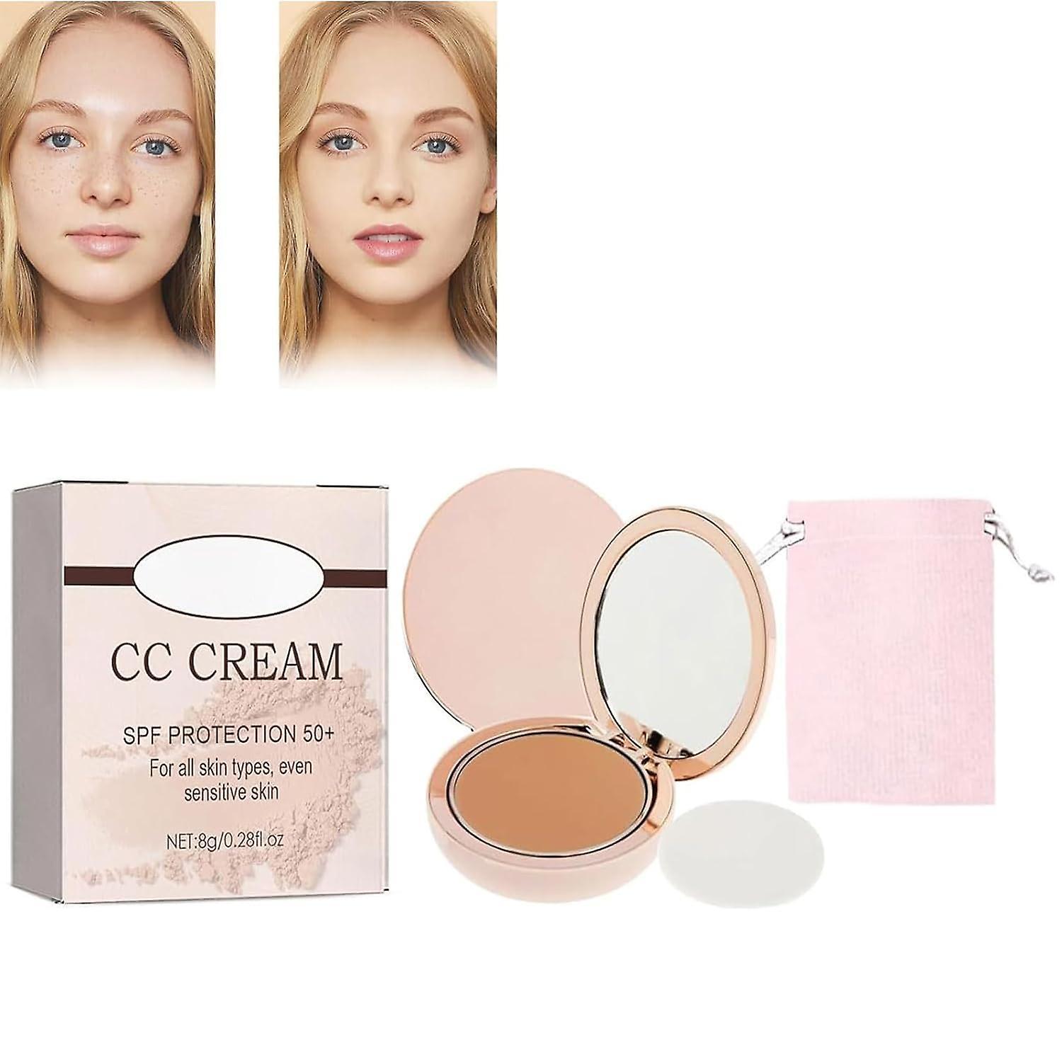 Lelinker Illumina CC Creamy Compact Spf 50,Full Coverage Concealer, Foundation Concealer, Color Correcting Concealer, Always CC Creamy Compact Spf ...