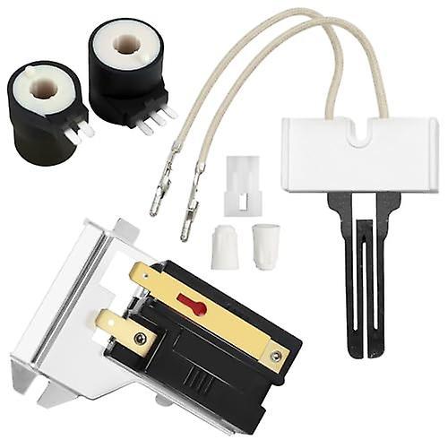 Allinless Techecook Dryer Repair Kit: Flame Sensor Valve Coil & Igniter For Whirlpool Maytag Kenmore