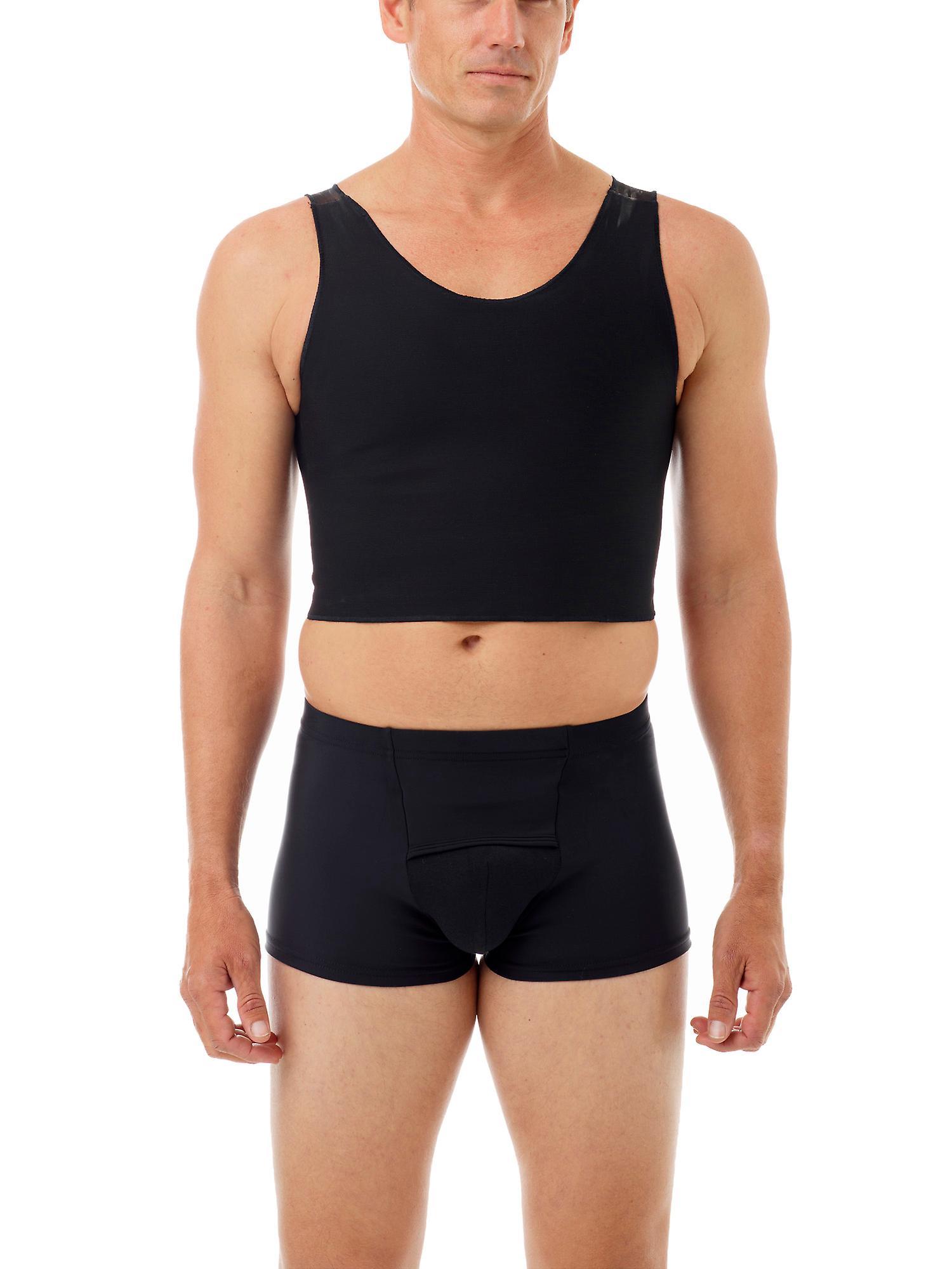 Underworks Econo High Power Compression Chest Binder Top - 943 Black M