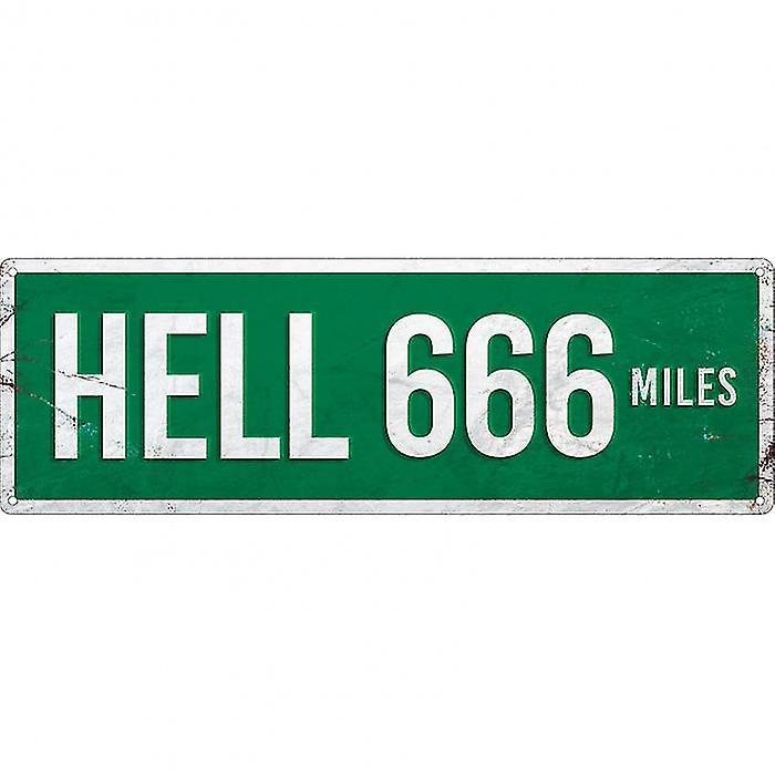 Grindstore Hell 666 Miles Plaque