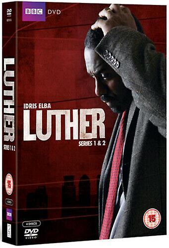 Luther Series 1 and 2 DVD (2011) Idris Elba cert 15 4 discs - Region 2