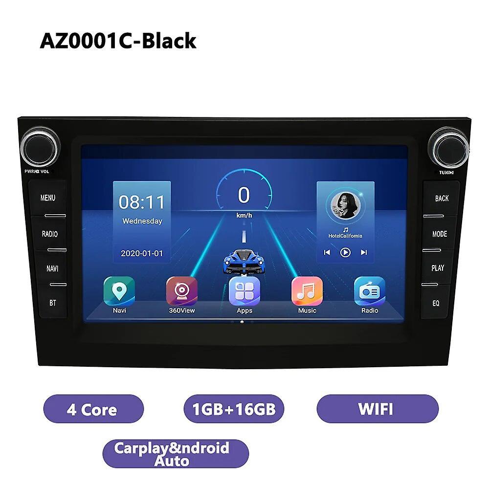 Redkid 4g Lte Car Radio Carplay Android Auto 7'' Screen Car Gps 2 Din Player Bluetooth Audio Stereo Wifi Dsp Rds For Opel Astra Black 1G 16G Carplay