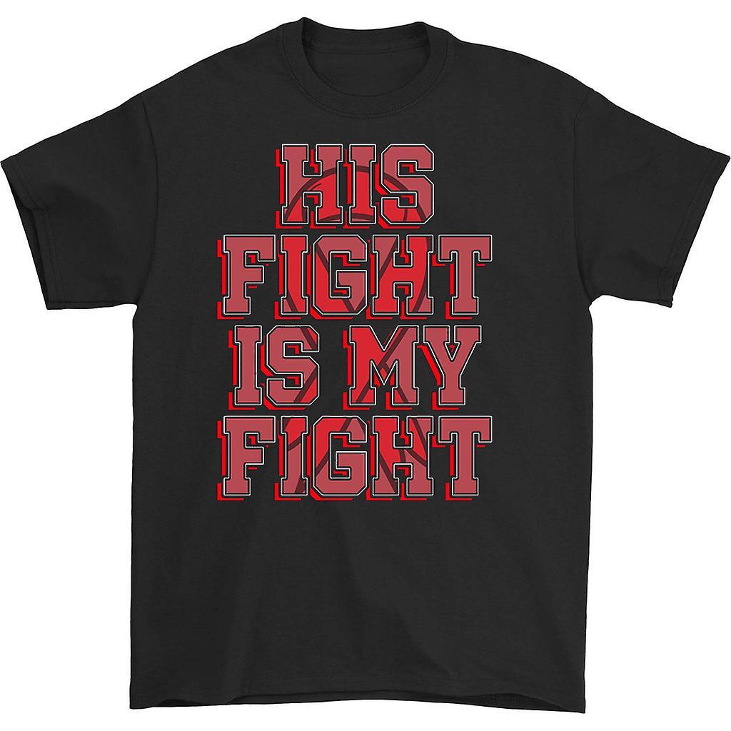 HISHARK His Fight is My Fightl T-shirt Black L