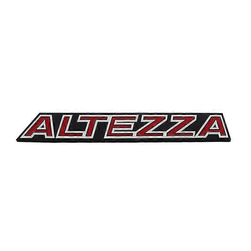 Car Badge 3D Car Styling for Altezza Front grill emblem Creative decoration trunk Nameplate Decal Emblem Badge Sticker styling Accessories black-red