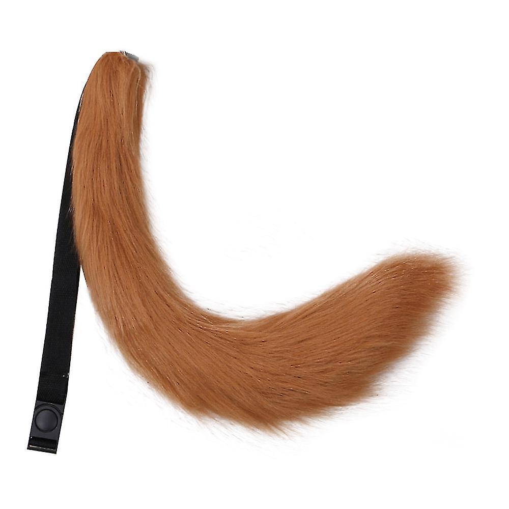 Conly Faux Fur Tail For Halloween Party Costume Accessories Plush Fox Wolf Tail Camel