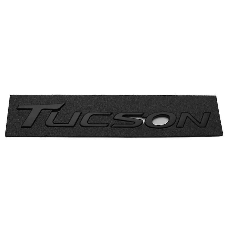 Hikig 3d Abs Chrome Black Logo Tucson Emblem Letters Nameplate Car Trunk Badge Decal For Hyundai Tucson Stikcer N Line Accessories New Black