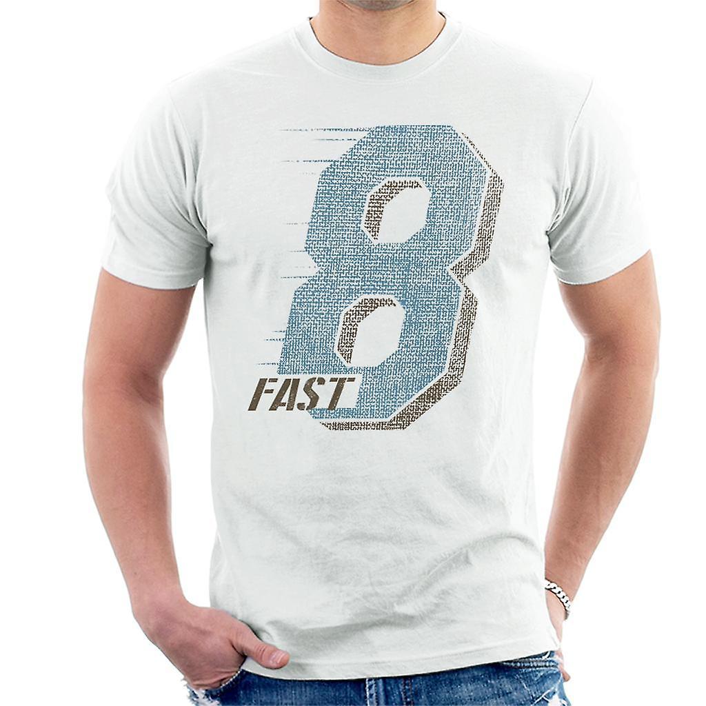 Fast & Furious Fast and Furious Fast 8 Large Icon Men's T-Shirt White XX-Large