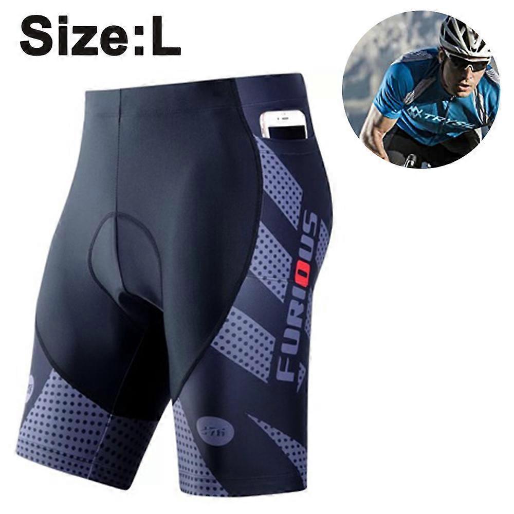 Wuhing Cyclists Men With Seat Cushion 3D Bicycle Pants Men'S Quick -Drying & Elastic Bike Pants Men - Improved Elasticity And Air Permeability Cycl..