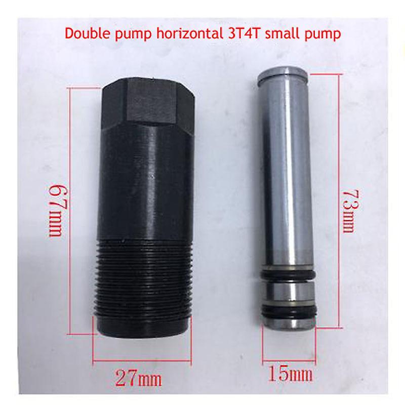 Fsu 3-4 T Tons Double Pump Horizontaljack Oil Pump Body Oil Seal Small Piston Plunger Thread 27mm