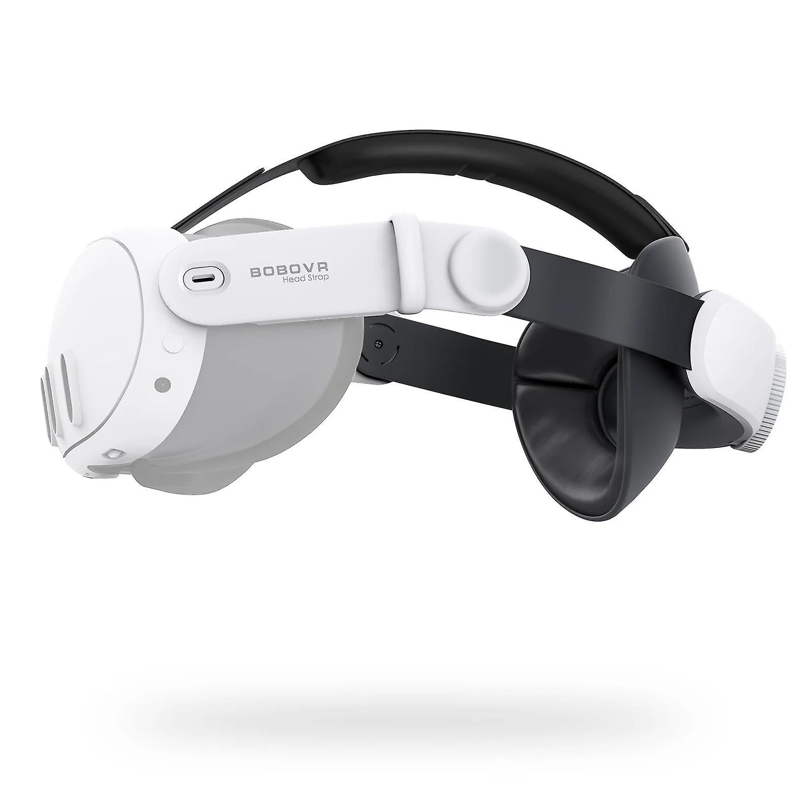 BOBOVR M3Mini Head Strap Compatible with Meta Quest 3 Elite Strap for Enhanced Support More Lightweight Design White