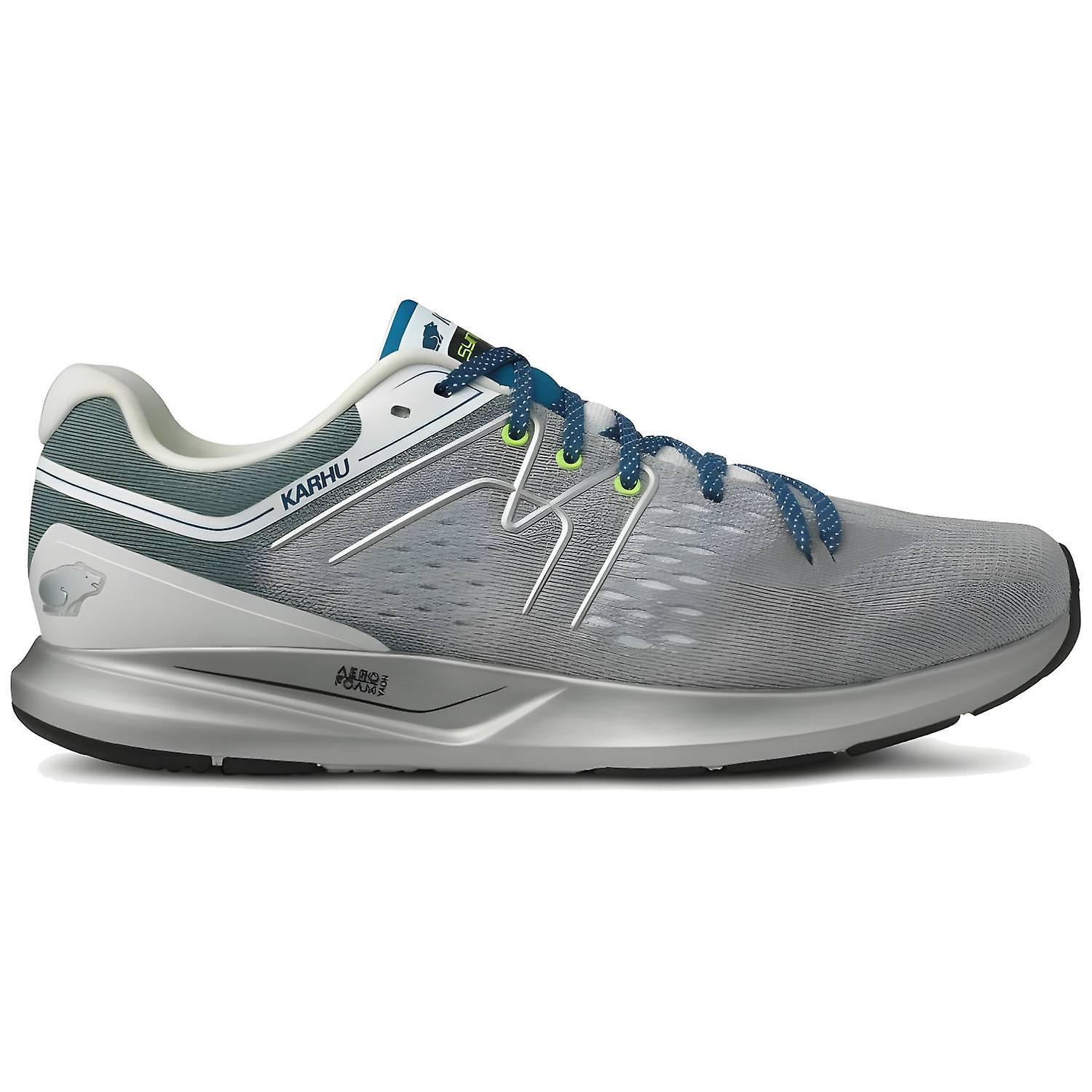 Karhu Synchron 2021 Men's Road Running Shoes, Pigeon/Stormy Sea Grey 9.5 UK