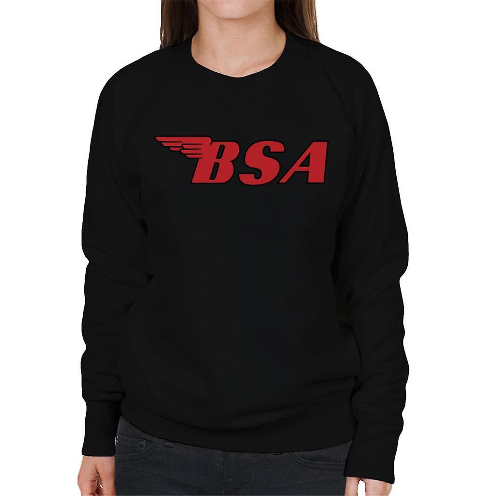 BSA Red Logo Women's Sweatshirt Black XX-Large