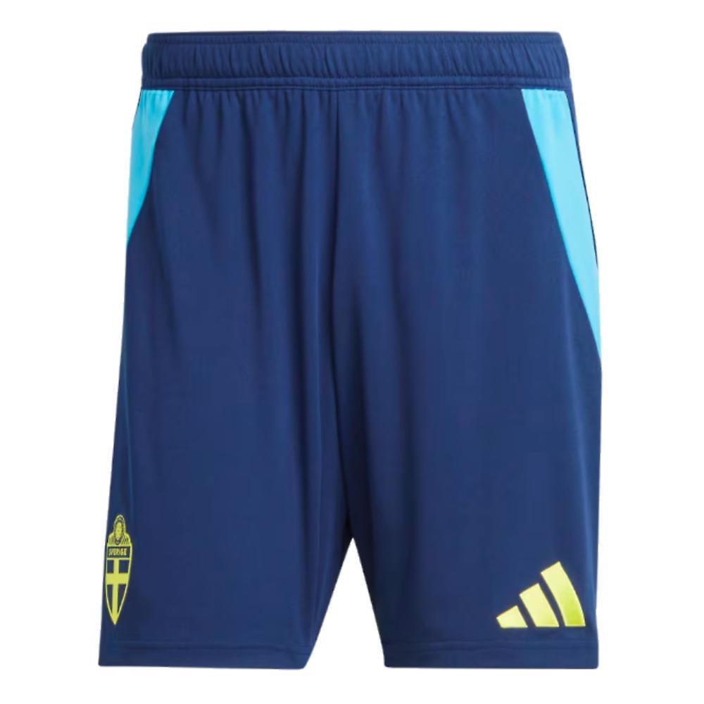 Adidas 2024-2025 Sweden Home Shorts (Navy) XL 38 inch Waist