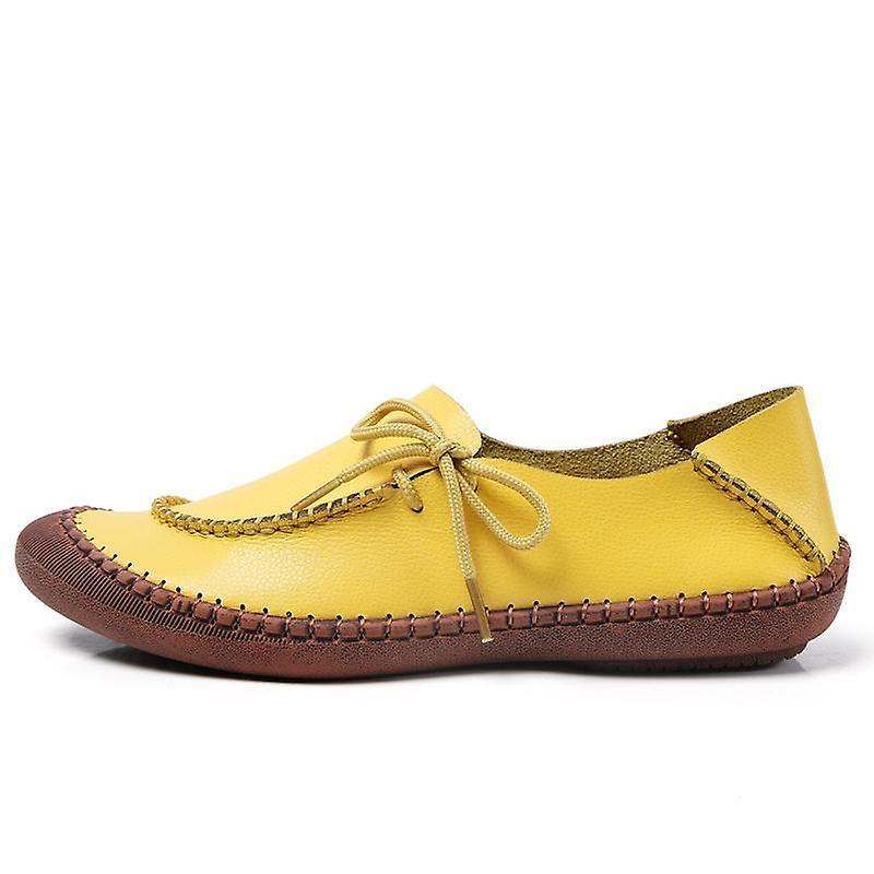 Mickcara Women's Slip-On Loafer L856-1AEX Yellow Eu36