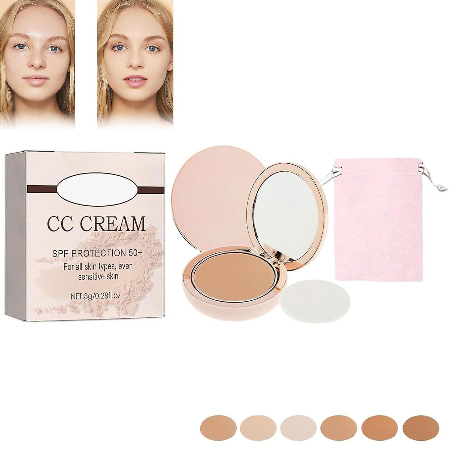 Lelinker Illumina CC Creamy Compact Spf 50,Full Coverage Concealer, Foundation Concealer, Color Correcting Concealer, Always CC Creamy Compact Spf ...