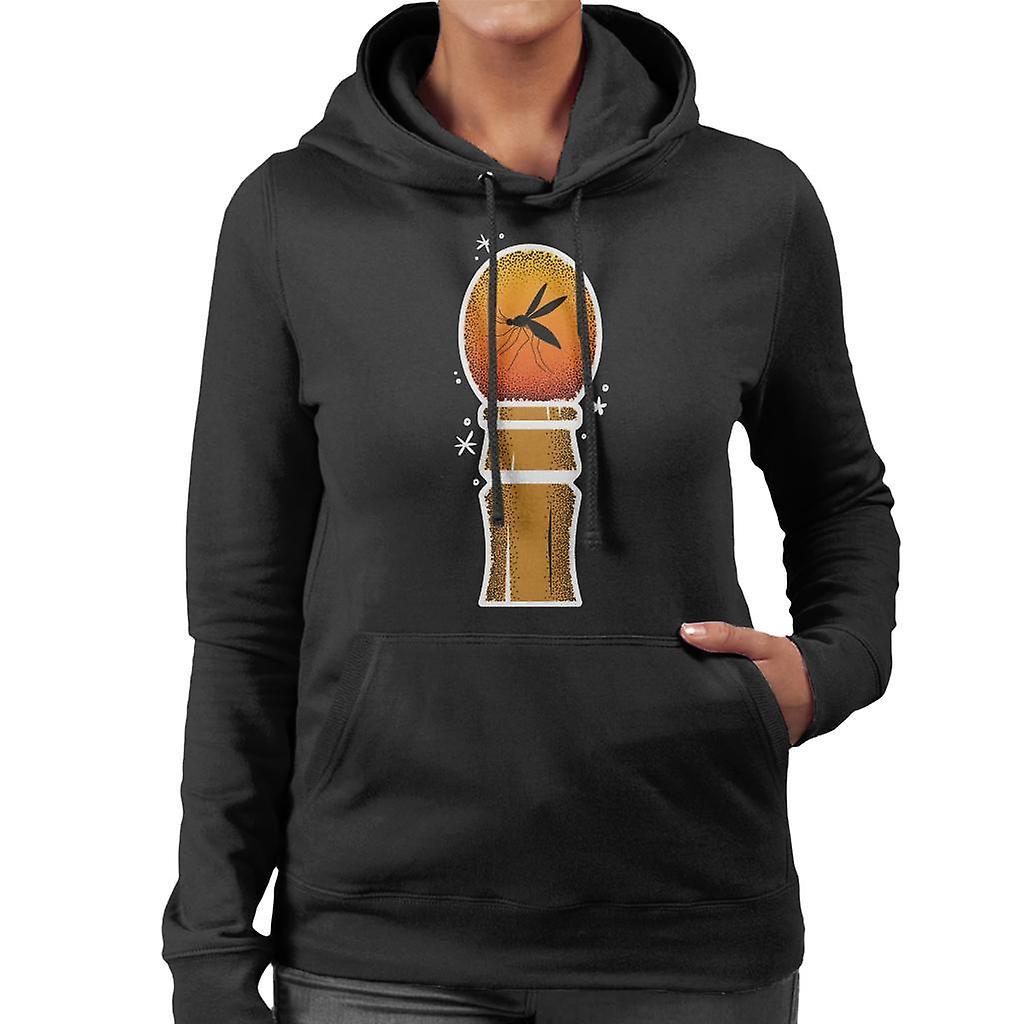 Jurassic Park Amber Entombed Mosquito Women's Hooded Sweatshirt Black XX-Large