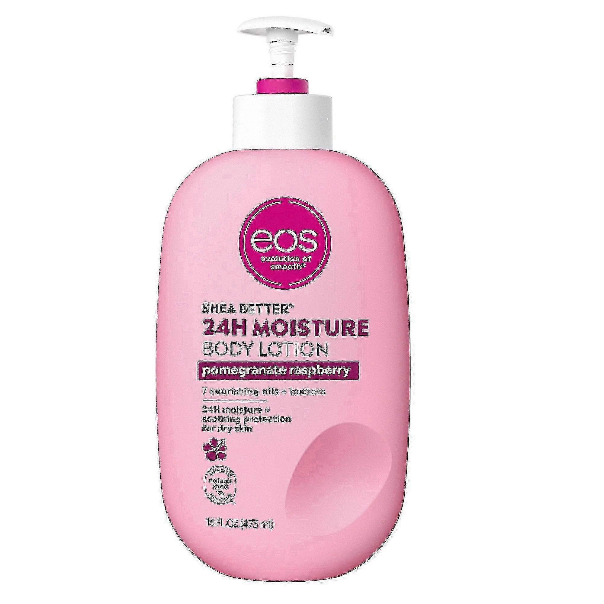 Eos Shea Better Moisture Body Lotion, Pomegranate Raspberry, 16 Oz