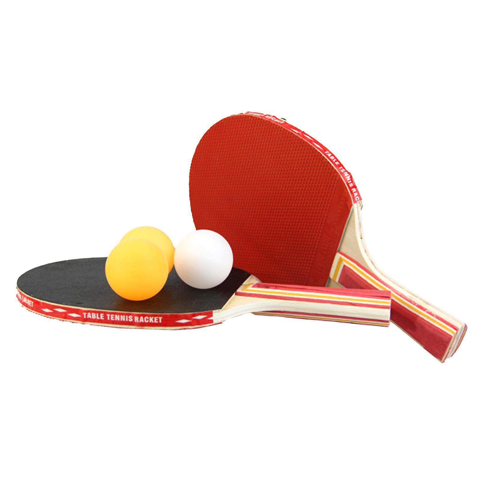 Mondandi 1Set Professional Portable Entertainment Training Ping Pong Racket for Beginners Set