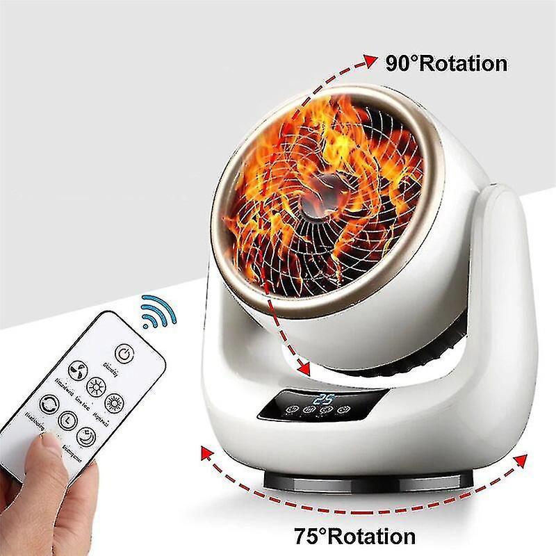 Tianzun Portable Fan Heater Electric Heating Fan 1500w Multifunctional Air Fan Winter Air Blower Hand Warmer Room Heater EU