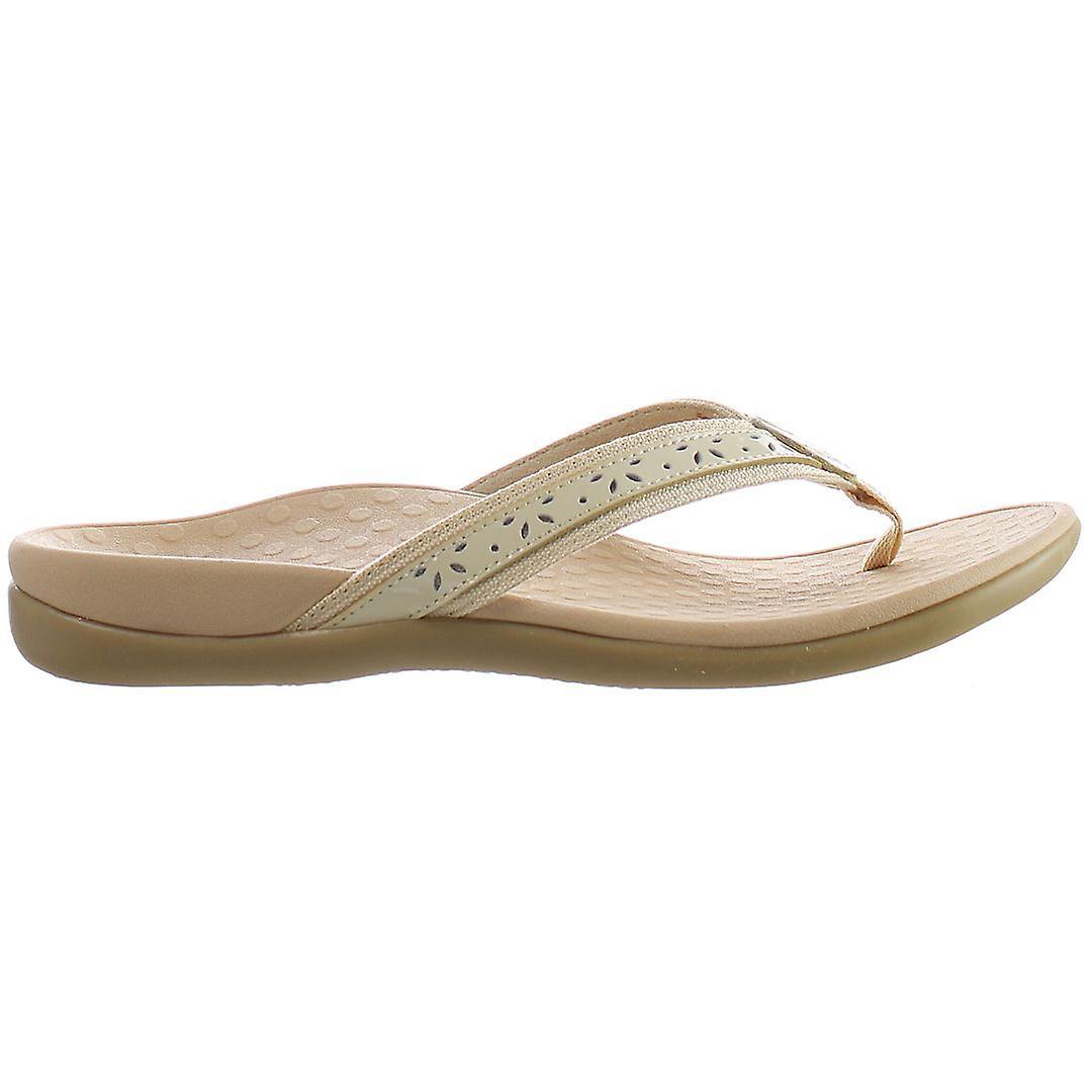 Vionic Casandra Slip-On Beige Synthetic Womens Flip-Flops 10010984200 UK 9 EU 42 US 11