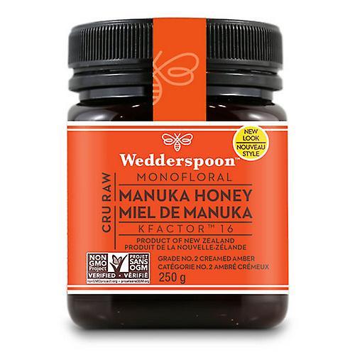 Wedderspoon Raw Manuka Honey Kfactor 16 ,250 Grams