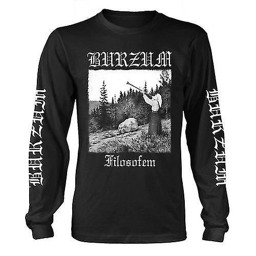 Burzum Unisex Adult Filosofem 2018 Long-Sleeved T-Shirt - Black - Size: 38/Regular/12