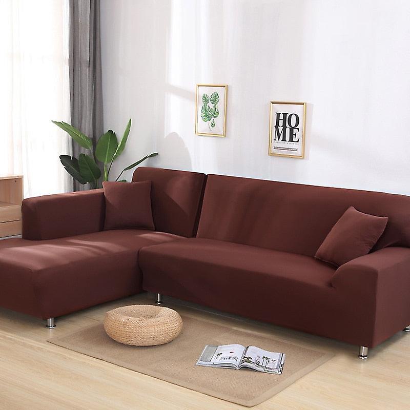 Slowmoose Sofa Covers For Living Room, Slip-resistant - Sofa Cover Stretch L Shaped colour12 2-seater 145-185cm