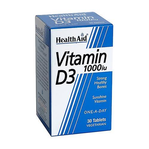 Health Aid Vitamin D3 1000 Iu 30 Tablets